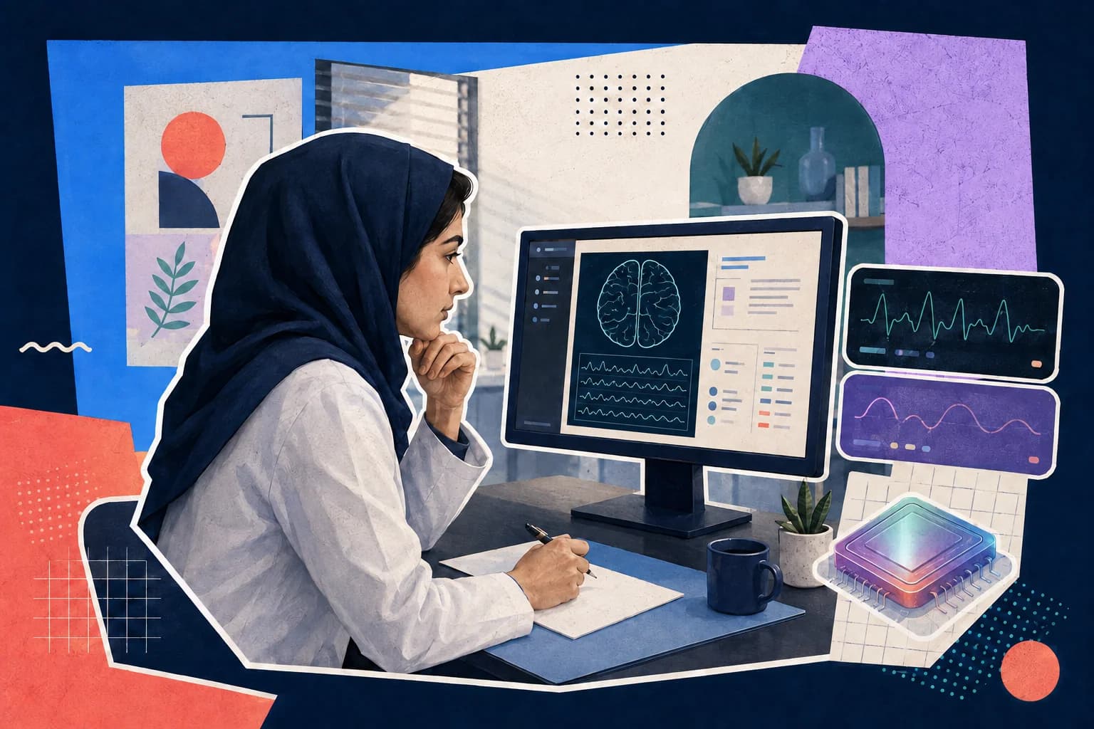 هوش مصنوعی در گزارش QEEG: کاربردها، خطاها و بازبینی انسانی