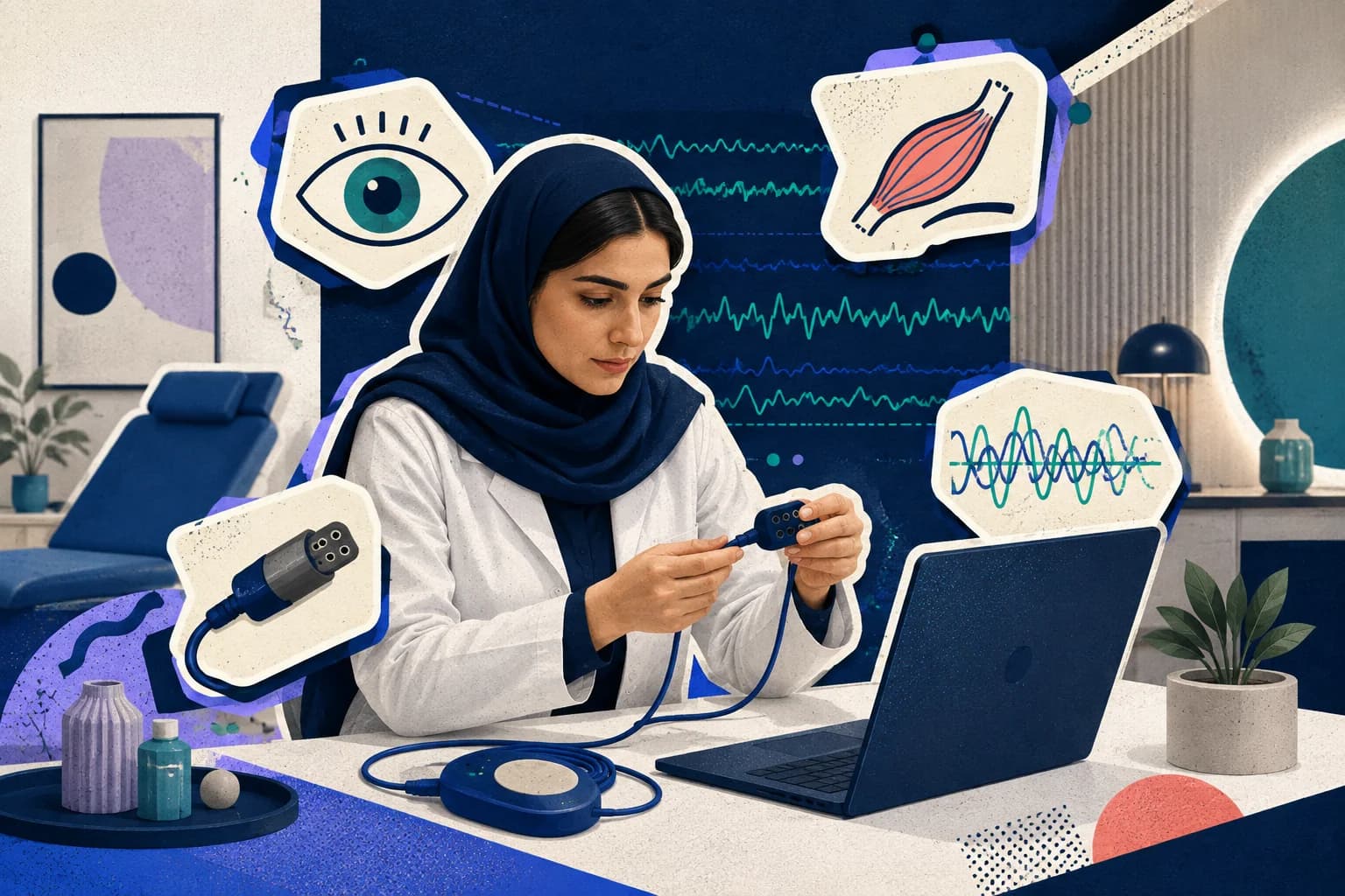 رفع نویز EEG: راهنمای آرتیفکت چشم، عضله، اتصال و برق