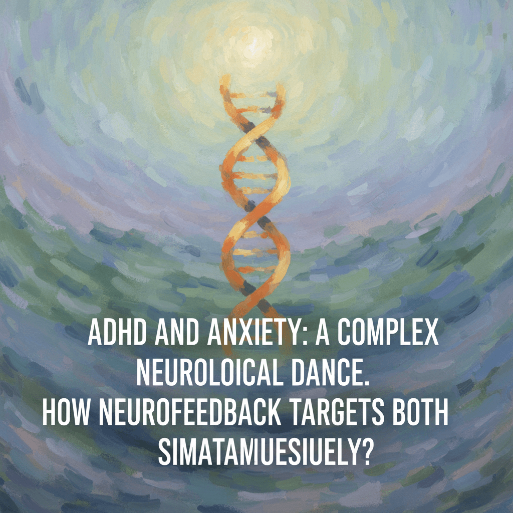 ADHD و اضطراب: یک رقص پیچیده عصبی. چگونه نوروفیدبک این دو را همزمان هدف قرار می‌دهد؟