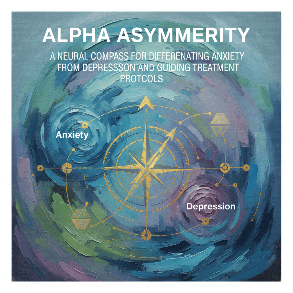 عدم تقارن آلفا (Alpha Asymmetry): قطب‌نمای عصبی برای تفکیک اضطراب از افسردگی و راهنمای پروتکل‌های درمانی